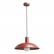 DISKO Pendant Light Jet Oxide Red